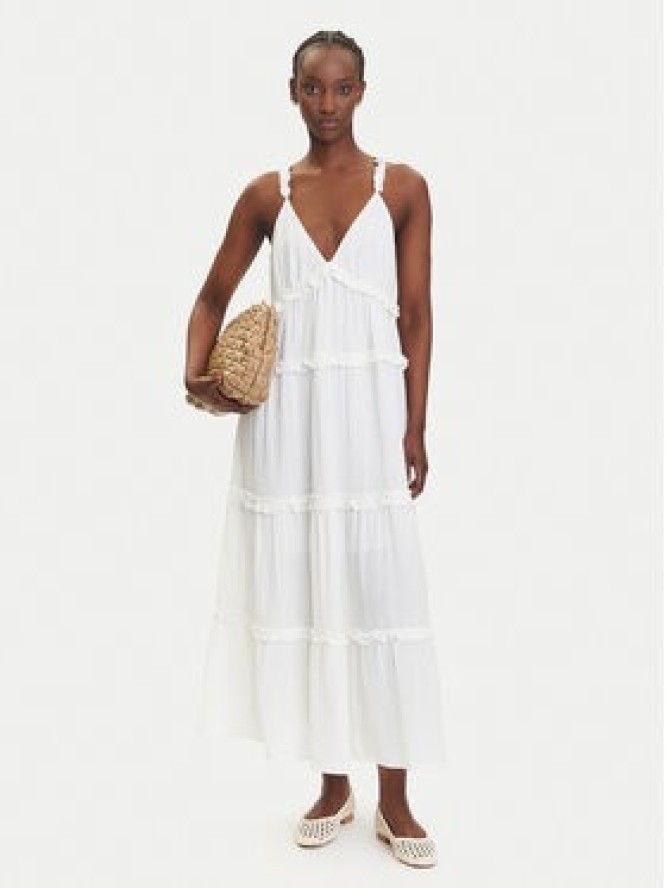 YAS Sukienka letnia Anina 26038014 Biały Regular Fit