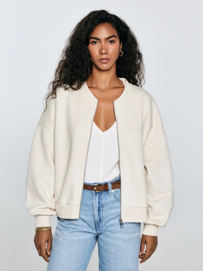 Bluza damska bomber kremowa Felicata 103