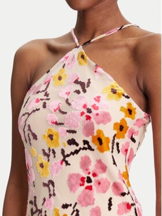 STAUD Sukienka letnia Cubism R25S2272BR Kolorowy Regular Fit