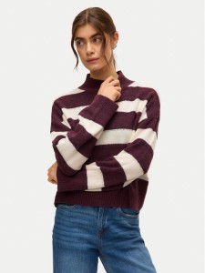 Vero Moda Sweter Inez 10331538 Fioletowy Regular Fit