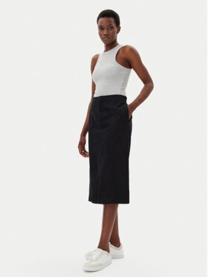 Calvin Klein Jeans Spódnica midi J20J225327 Czarny Regular Fit