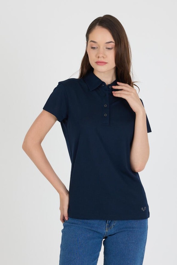 Koszulka Polo Damska 100% Merino Woolona