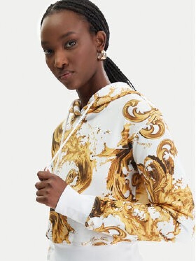 Versace Jeans Couture Bluza 80HAI313 FS196 Biały Regular Fit