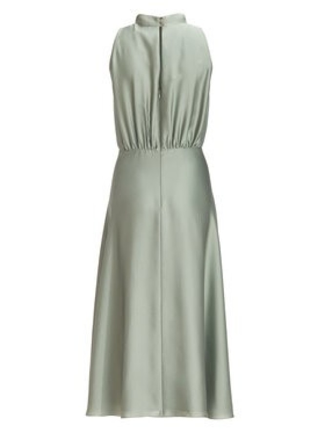 Swing Sukienka koktajlowa 5AI13700 Zielony Regular Fit