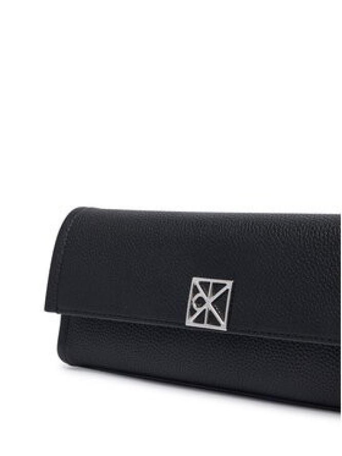 Calvin Klein Torebka Emblem Hw Pebble Clutch LV04F3740G Czarny