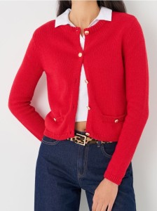 Kardigan - czerwony