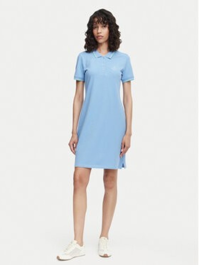 Beverly Hills Polo Club Sukienka codzienna P-SS26W-ABP526590-0298 Niebieski Regular Fit