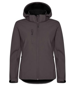 clique Classic Softshell Hoody Women – 3-warstwowa, z recyklingu