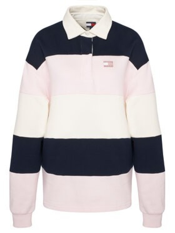 Tommy Jeans Bluza Badge DW0DW21927 Kolorowy Relaxed Fit