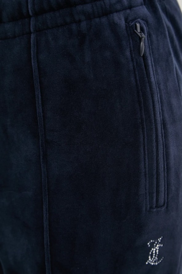 JUICY COUTURE Granatowe damskie spodnie dresowe Tina, Rozmiar M