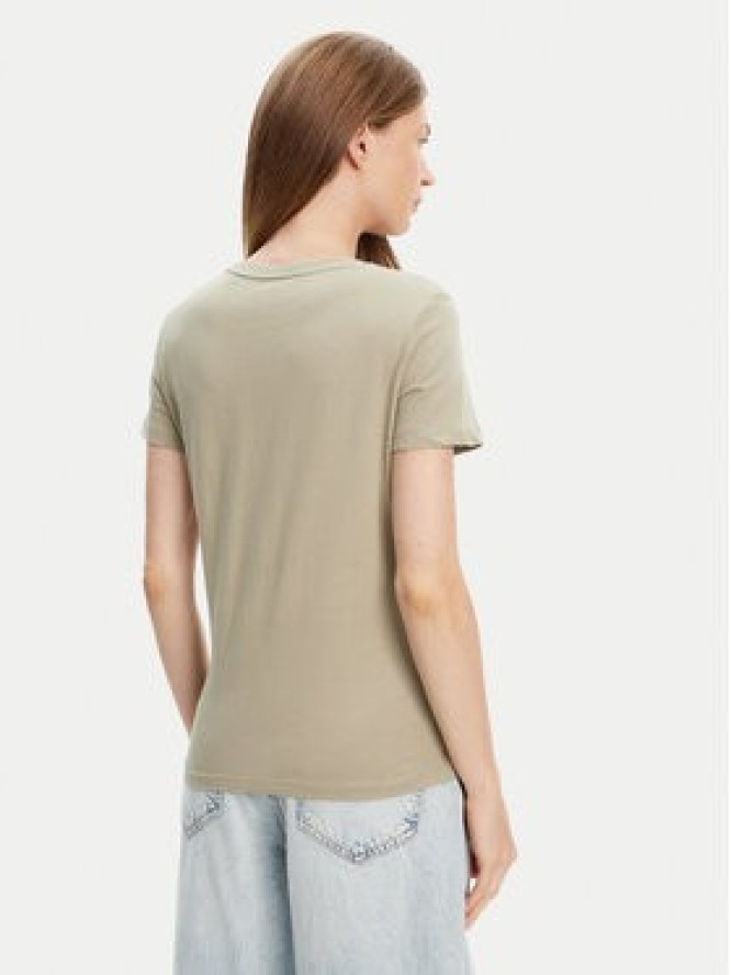 Guess T-Shirt W1YI1B I3Z14 Zielony Regular Fit