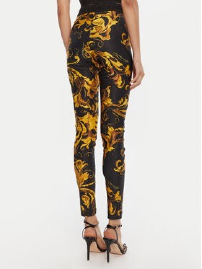 Versace Jeans Couture Legginsy 79HAC101 JS501 Czarny Slim Fit