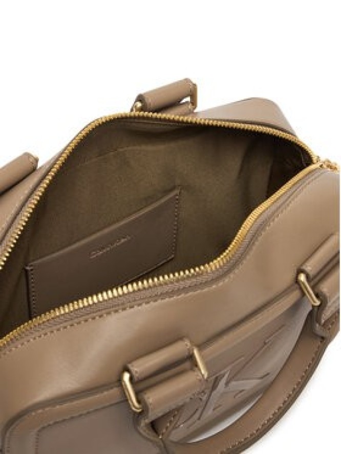 Calvin Klein Torebka Bold Ck Elongated Mini Tote LV04F3411G Beżowy