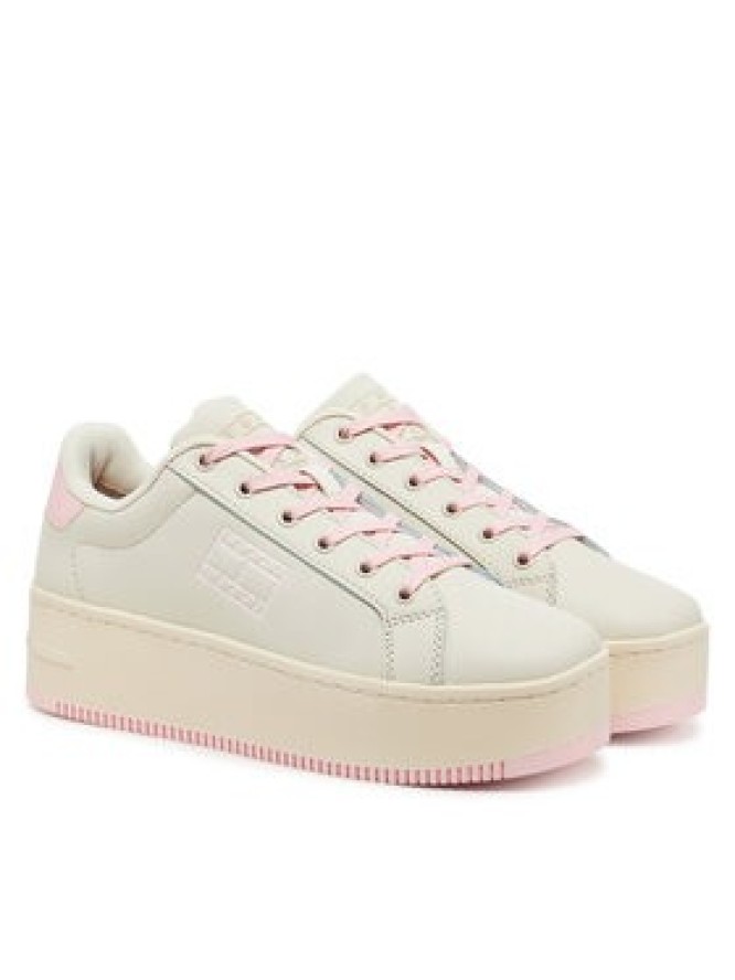 Tommy Jeans Sneakersy Tjw Flatform Ess EN0EN02518 Różowy