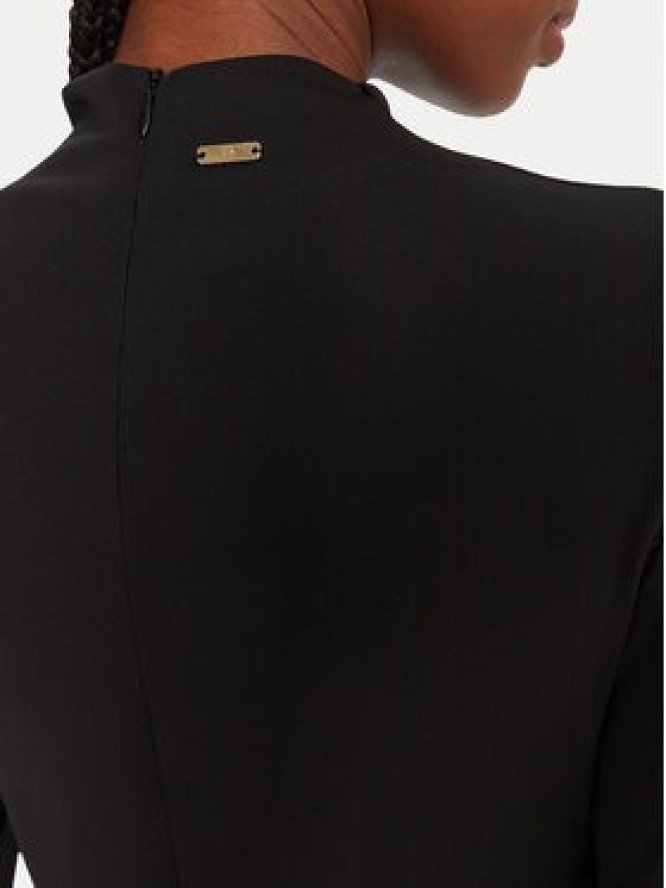 Fracomina Sukienka koktajlowa FS25WD2007W62601 Czarny Slim Fit