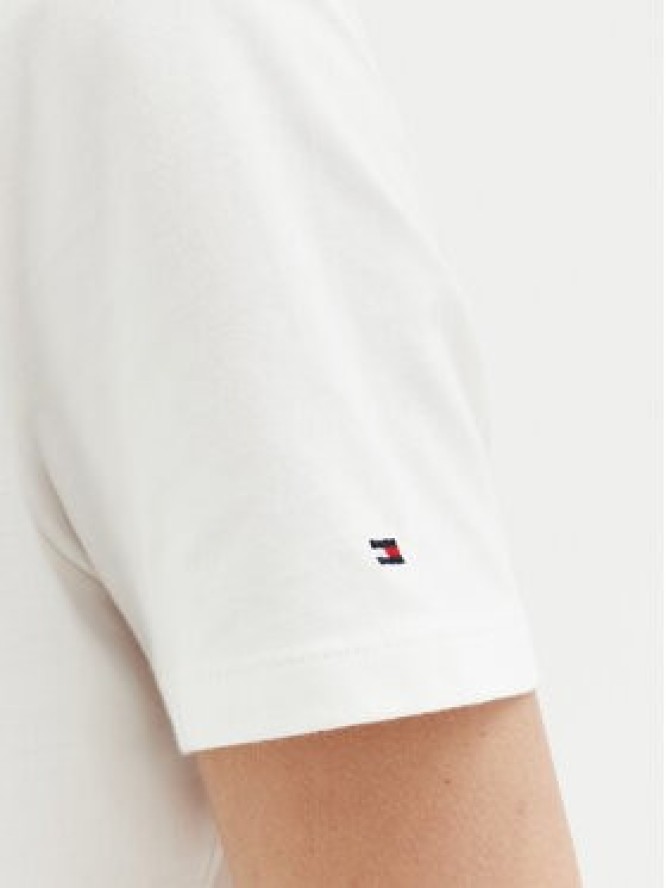 Tommy Hilfiger T-Shirt WW0WW45428 Biały Regular Fit