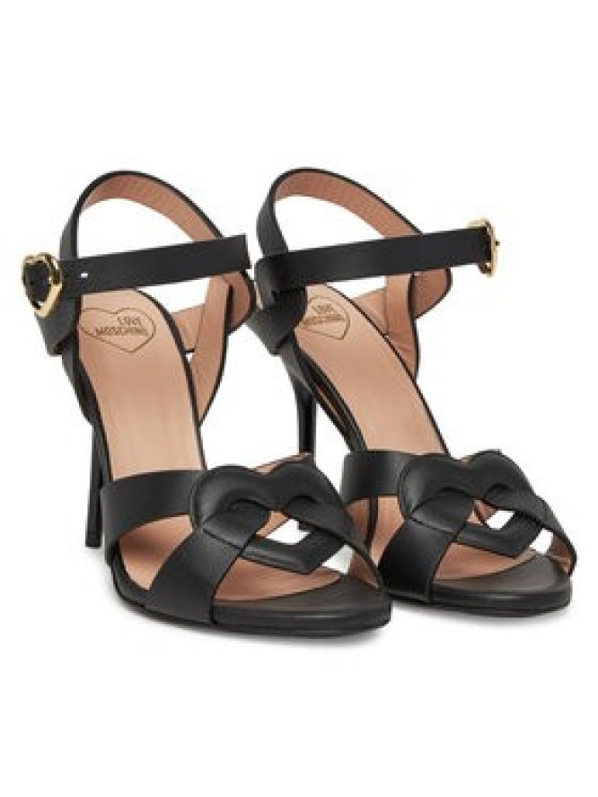 LOVE MOSCHINO Sandały JA16069G1MIA0000 Czarny