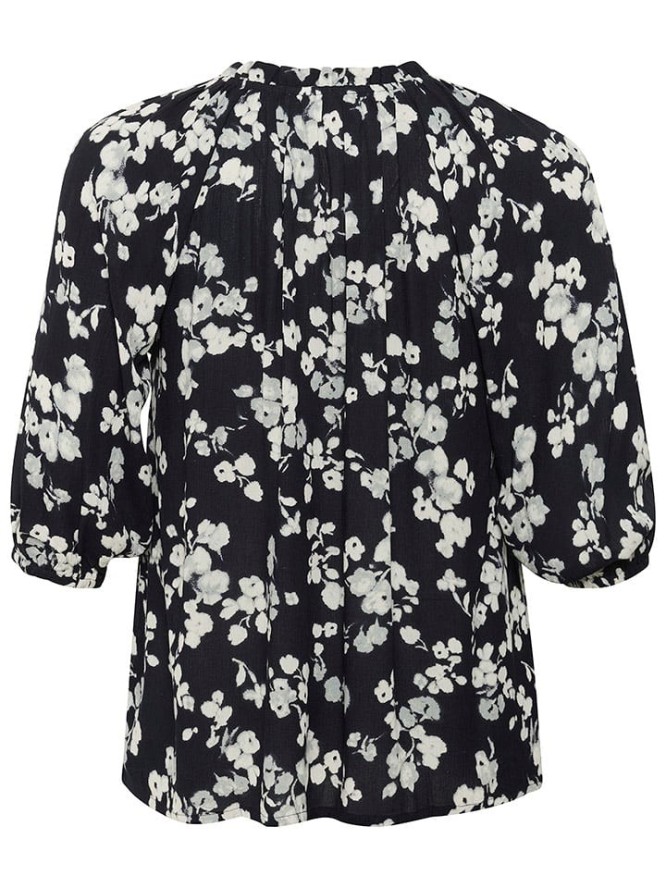 Kaffe Bluzka w kolorze granatowym rozmiar: 48