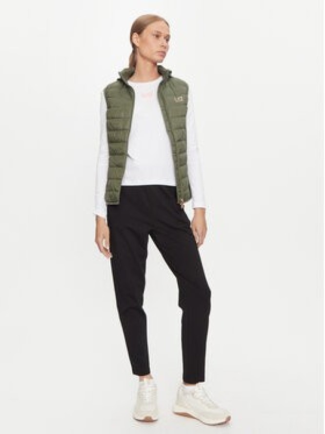 EA7 Emporio Armani Bluzka 6DTT16 TJLOZ 1100 Biały Regular Fit