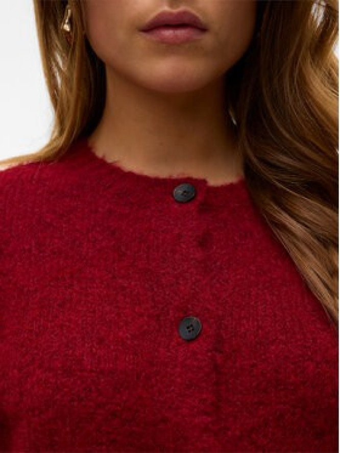 Vero Moda Kardigan Novah 10320496 Czerwony Regular Fit