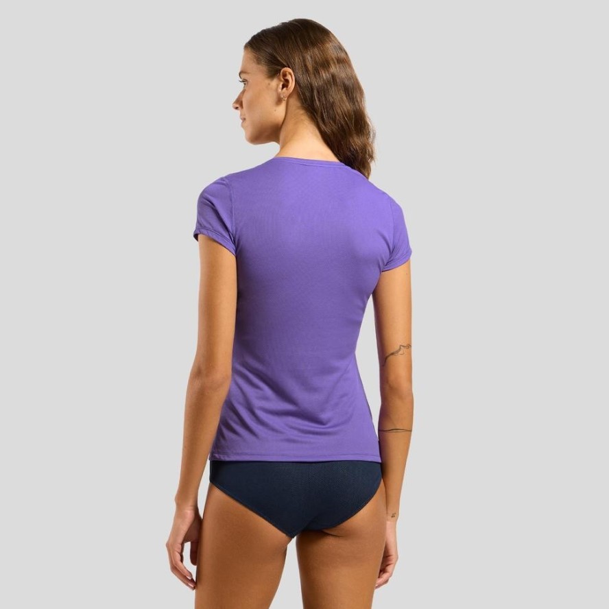 Koszulka damska Odlo ACTIVE F-DRY LIGHT BL TOP crew neck s/s