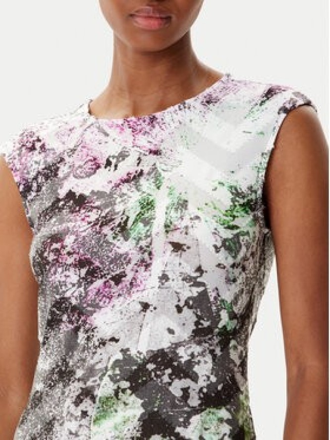 Desigual Sukienka codzienna Grey Lacroix 25WWVK07 Kolorowy Regular Fit