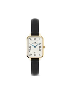 Daniel Wellington Zegarek Quadro Roman Numerals Date DW00100865 Czarny