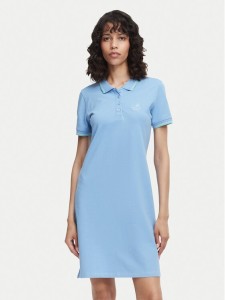 Beverly Hills Polo Club Sukienka codzienna P-SS26W-ABP526590-0298 Niebieski Regular Fit