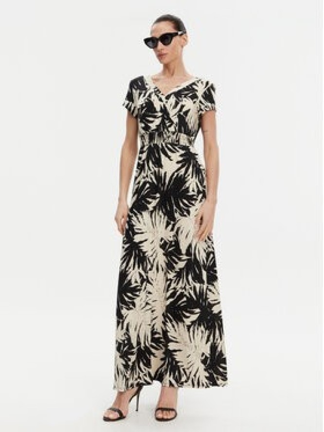 Morgan Sukienka letnia 251-RAROS Beżowy Regular Fit