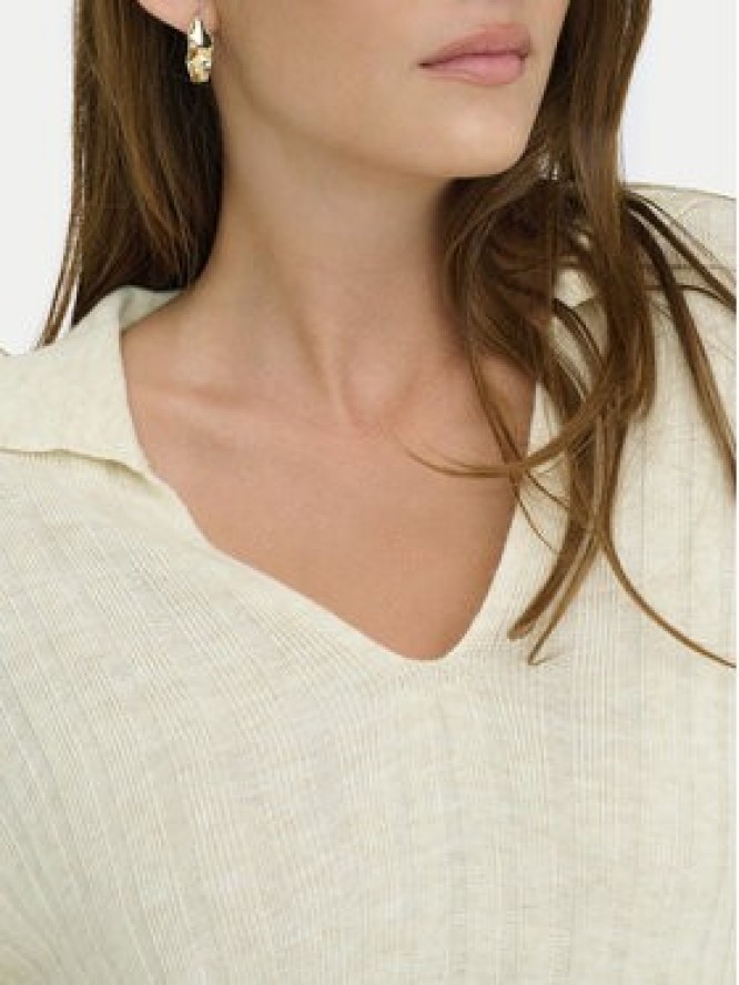 ONLY Sukienka dzianinowa Tessa 15353117 Beżowy Regular Fit