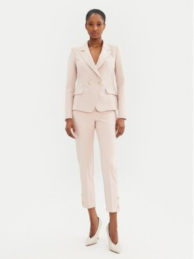 Rinascimento Marynarka CFC0122832003 Różowy Regular Fit