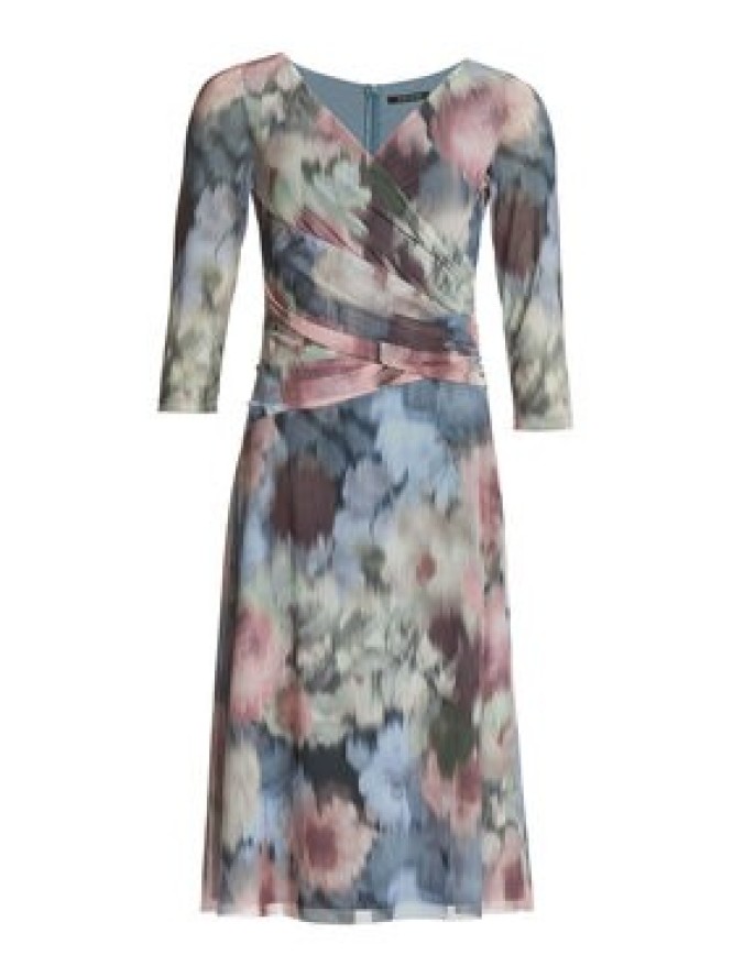 Swing Sukienka koktajlowa 5AK05300 Kolorowy Regular Fit