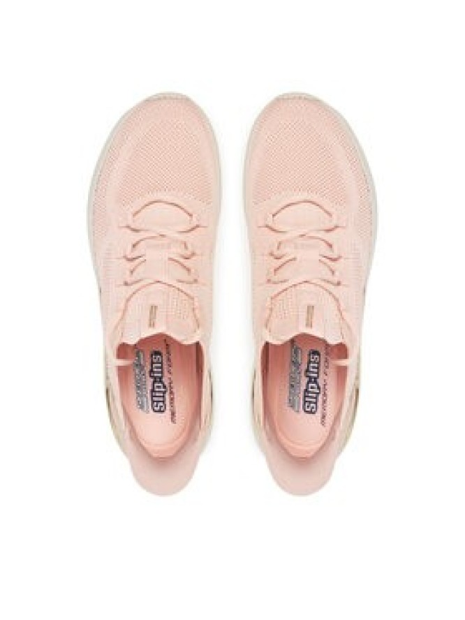 Skechers Sneakersy Bobs B Love-True Delight 117617/LTPK Różowy