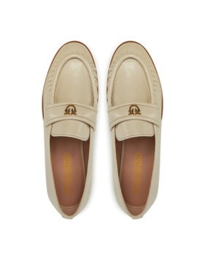 PINKO Mokasyny Naty 02 SD0349 P003 Beżowy