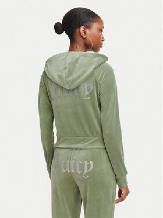 Juicy Couture Bluza Madison JCWA122001 Zielony ciemny Slim Fit