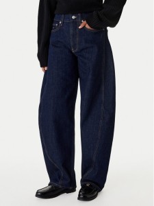 Tommy Jeans Jeansy Ella DW0DW22617 Granatowy Barrel Fit