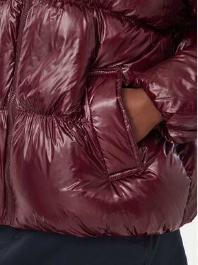 Tommy Jeans Kurtka puchowa Shiny DW0DW23423 Fioletowy Regular Fit