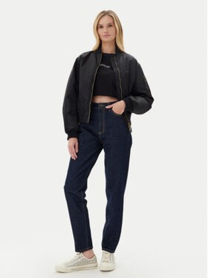 Guess Jeans Jeansy W4YA0D D5CC1 Granatowy Mom Fit