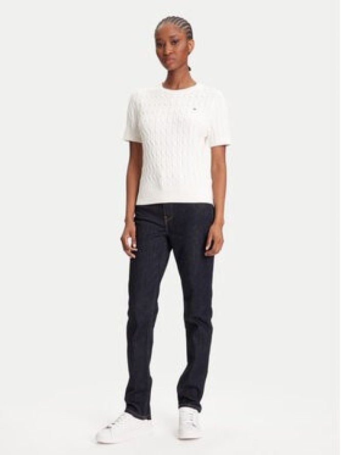 Tommy Hilfiger Sweter WW0WW45656 Écru Regular Fit