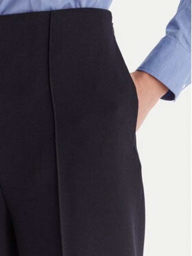 Tommy Hilfiger Spodnie palazzo WW0WW48406 Granatowy Wide Leg