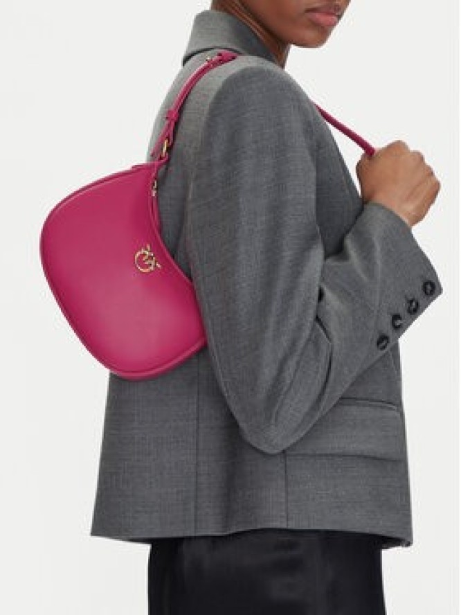 PINKO Torebka Half Moon Baby AI 24-25 PLTT 103538 A0F1 Różowy