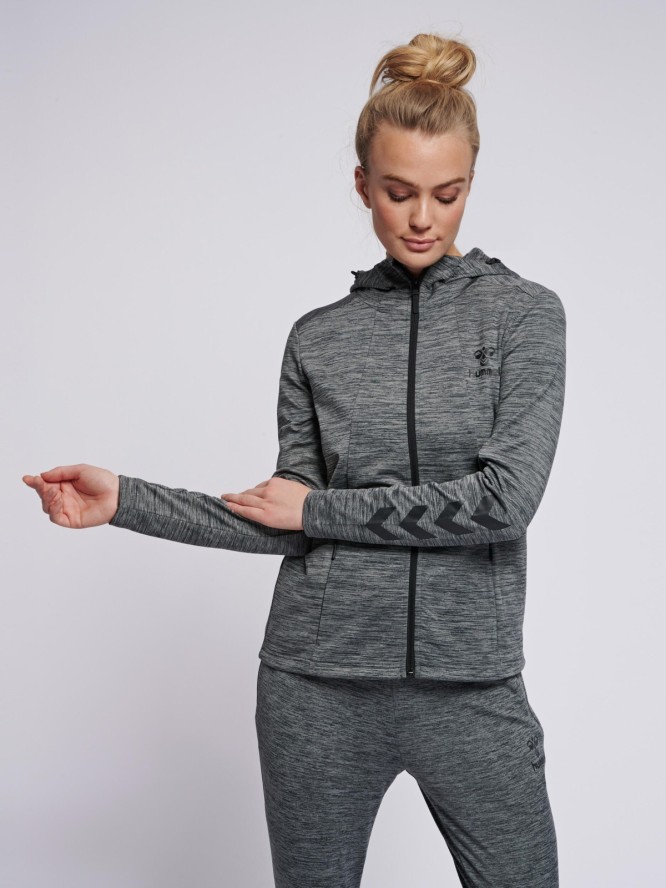 Bluza fitness damska Hummel zip Selby