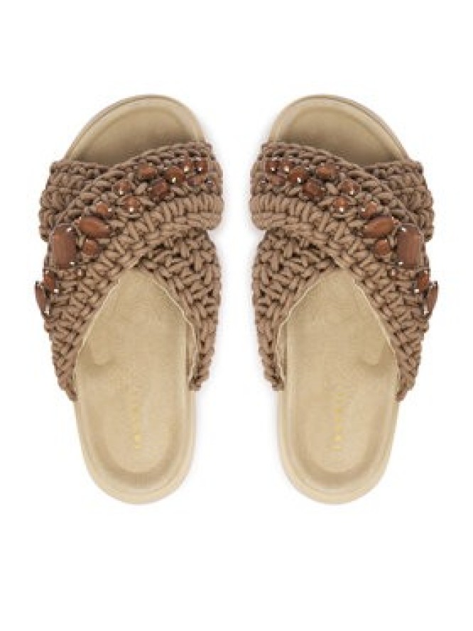 Inuikii Klapki Woven Stones 1004.003.0073 Beżowy jasny