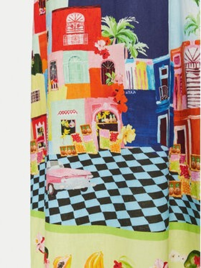 Seafolly Sukienka letnia Cuba 55439-DR Kolorowy Relaxed Fit