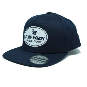 Czapka Trucker – Płaski daszek – Snapback / Jeden rozmiar (Granatowy)