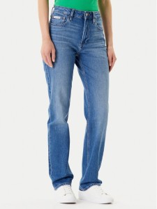Calvin Klein Jeans Jeansy LV047B913G Niebieski Straight Fit