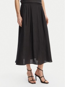 Marella Spódnica trapezowa Biada 2615101082 Czarny Regular Fit