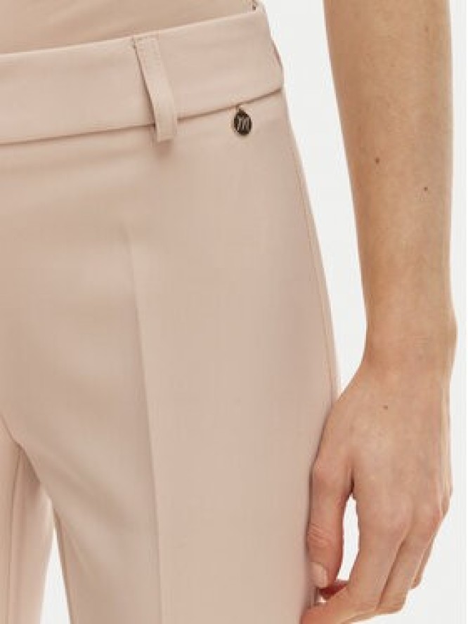 Maryley Spodnie materiałowe 26EB52Z/43LA Beżowy jasny Regular Fit