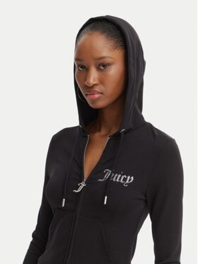 Juicy Couture Bluza Oola JCWAS126306 Czarny Slim Fit