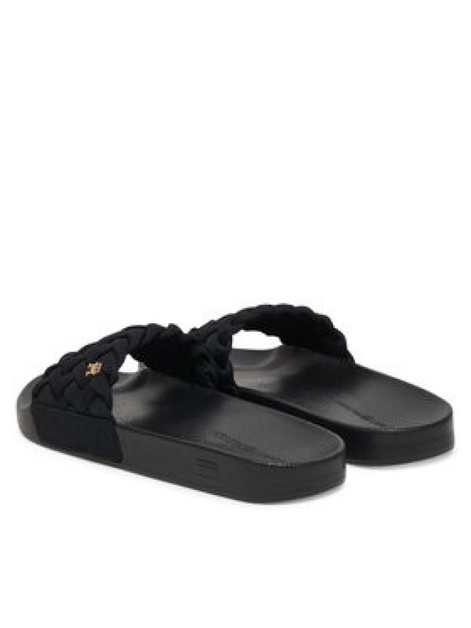 Tommy Hilfiger Klapki Th Braided Pool Slide FW0FW09203 Czarny